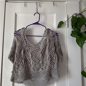 Love By Design Gray V-Neck Sweater